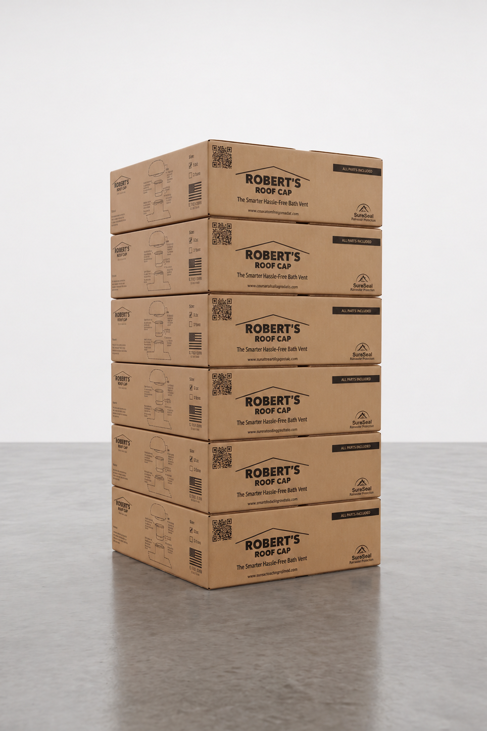 Robert's Roof Cap - 6 Units | Bulk Roof Vents – 5% Off