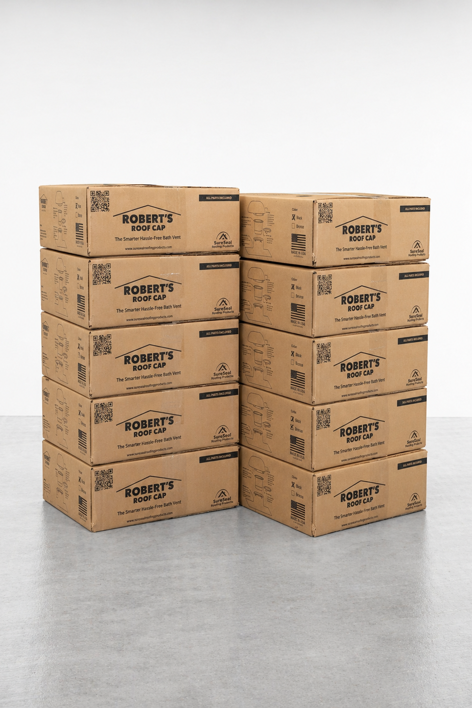 Robert's Roof Cap - 12 Units | Bulk Roof Vents – 8% Off